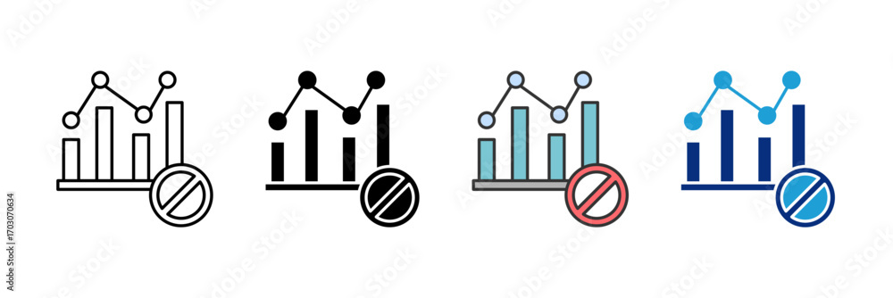 Aufkleber growth hacking icon set multiple style collection
