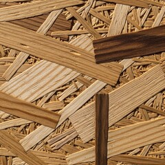 Abstract wooden texture background, intricate pattern and varied grain, backdrop