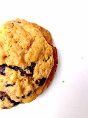 Delicious, Homemade Chocolate Chip Scone with a Soft Center