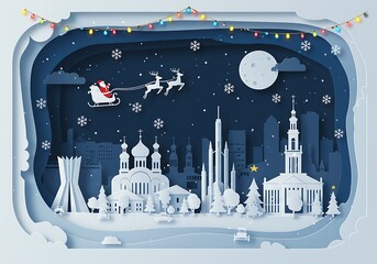 Midnight Flight Over Paper City