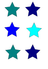 Obraz premium star icon set