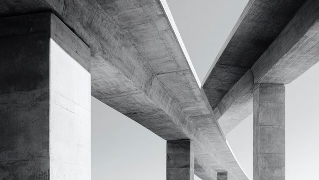 Elevated highway concrete structure design