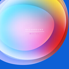 Abstract colorful background. Smooth gradients blend pink, blue, orange hues. Central text reads background design. Modern, vibrant visual.