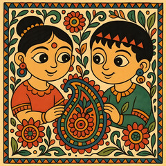madhubani, painting India