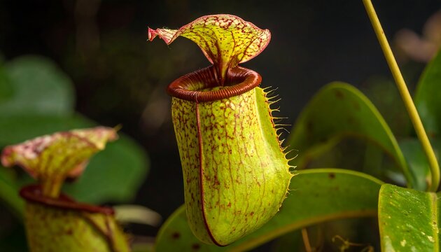 Close-up pitcher plant
