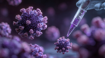 Antibody-based COVID-19 diagnostics leveraging surface-enhanced Raman spectroscopy for rapid detection secondary medical mood innovative technical color purple concept non-invasive 