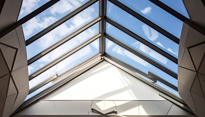 Abstract Skylight with Geometric Design