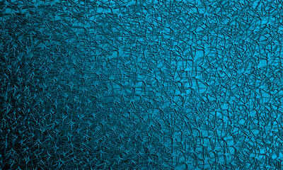 Abstract illustration of spider web pattern, net, turquoise blue background.