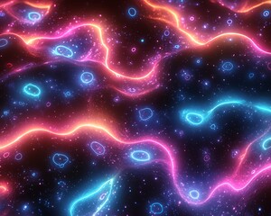 Neon Waves for Cosmic Texture.
