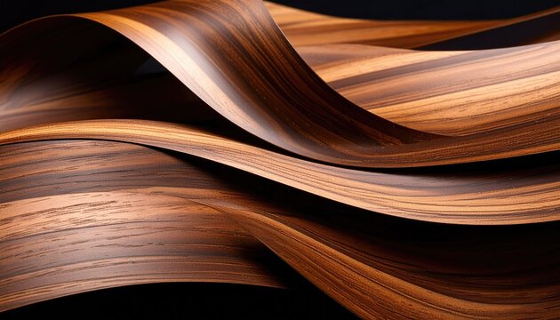 Auburn Sapele Wood Ribbon Grain Texture