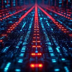 Digital Highway: Data Flowing.