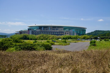 Obraz premium Jeju World Cup Stadium View