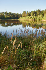 jezioro, zalew, woda, zbiornik wodny, kąpielisko © Marcin Łazarczyk