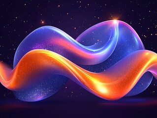 Cosmic Flow: Abstract Energy Wave. (2)
