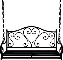 Garden Swing Chair with Canopy