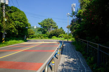 Stone Dolhareubang Statue at Sokgol
