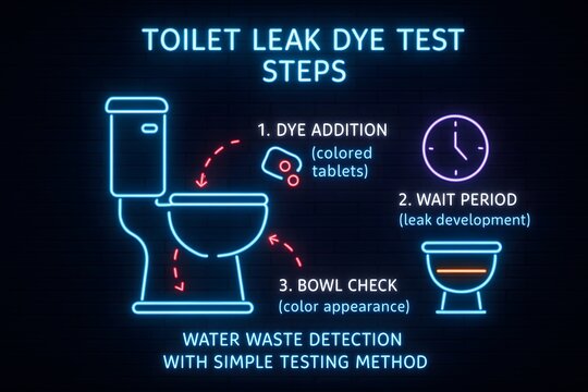 Toilet Leak Detection Guide with Dye Test Instructions for Home Repair