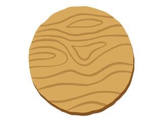 Cartoon Wooden Sign Background Illustration