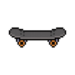 skateboard icon draw pixel art © JunasickArt
