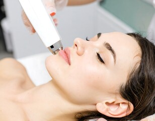 Woman receiving facial treatment (1)