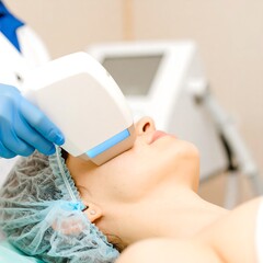 Woman receiving facial treatment (3)