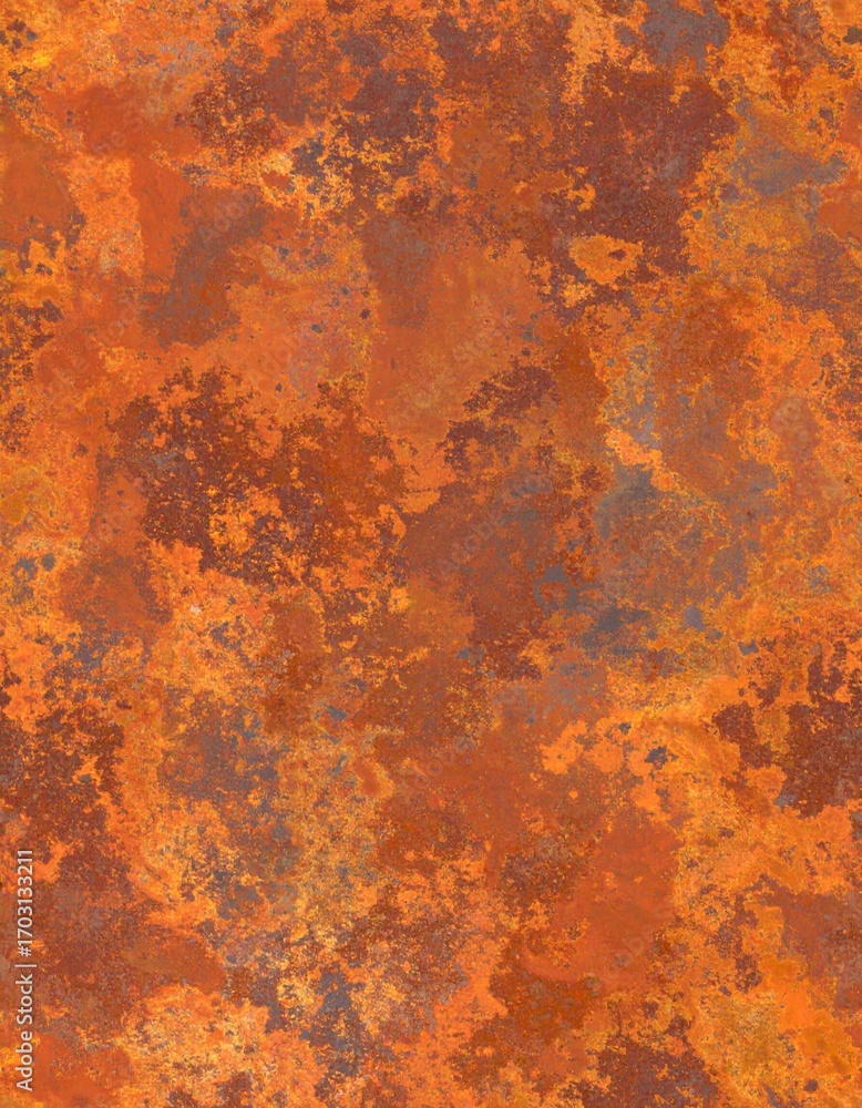 Poster abstract rust texture background with orange and brown mottled paint effect