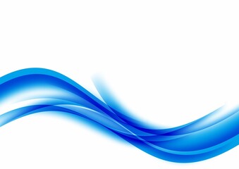 CURVE WAVE ABSTRACT BACKGROUND DARK BLUE