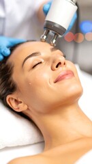 Woman receiving facial treatment (5)