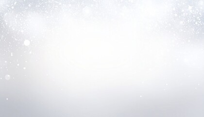 Fototapeta premium White Abstract Sparkling Background with Defocused Blurred Light Glitter and Snowflakes