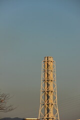 火力発電所『SDGsミライ』山口県柳井市　エントツ　co2削減　ミライ！