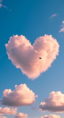 Celestial Heart: A Cloud's Embrace