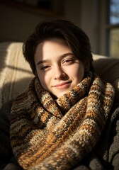 Golden Hour Glow: A Portrait in Warm Light