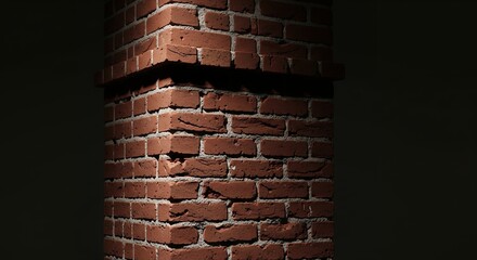 Brick wall texture, red brick, masonry, background, architectural detail, construction, design element, building material, grunge, industrial, vintage, rustic, aged, dark background, shadow, spot