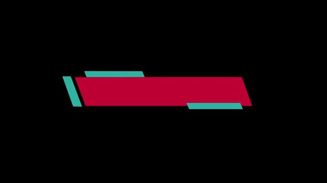 Title bar background animation, alpha channel, Custom Messages and Information Bars in Professional Motion Design for TV and Video Editing Use