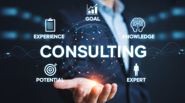 Business consulting expertise for potential goals and knowledge