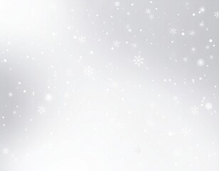 Fototapeta premium Gentle White Snowflakes Falling in a Soft Blurred Background Perfect for Winter and Christmas Holiday Season