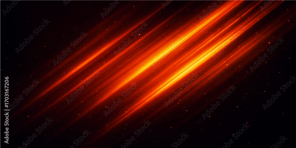 Poster abstract red fire background with glowing lines and bright texture design