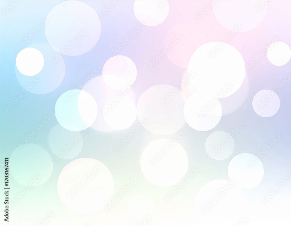 Poster blurred soft bokeh lights on pastel gradient background decorative backdrop