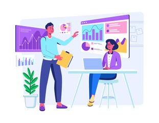 Professional business icon set in modern flat style. Includes finance, marketing, communication, teamwork, growth, analytics, and office icons. Perfect for presentations, websites, apps, and corporate