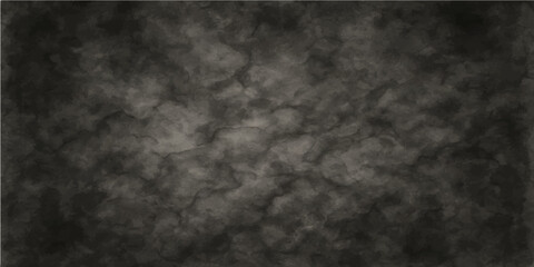 Grunge vintage black and white textured paper background with an aged dark wall surface