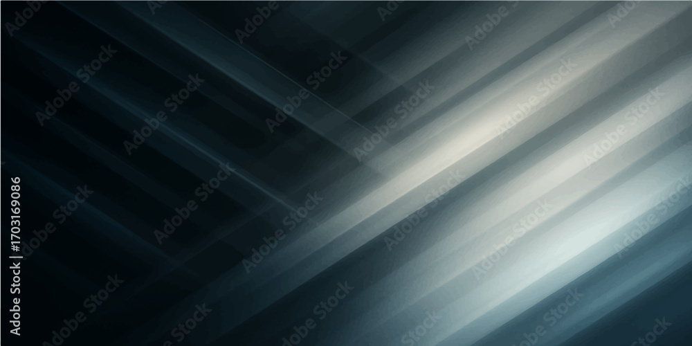 Poster abstract blue background with rays and light effects digital pattern design