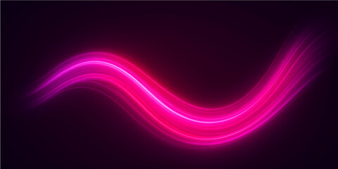 Abstract purple and pink background with flowing lines and glowing design