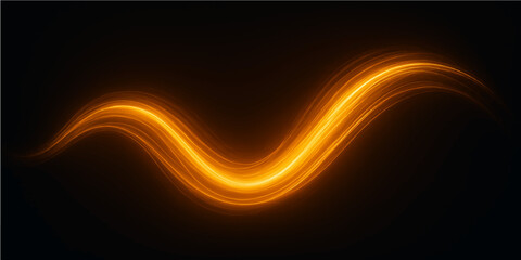Abstract glowing light background with flowing lines and vibrant colours
