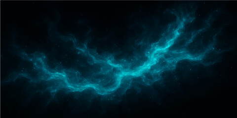 Abstract blue light background with glowing particles and electric energy texture design