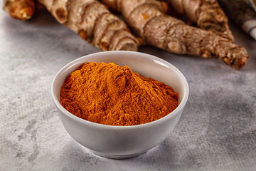 Indian tumeric cumin dry powder