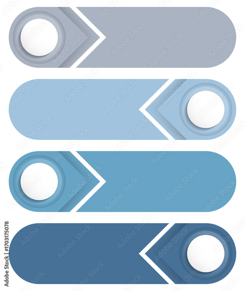 Poster business infographic design template with four options or steps, process, workflow template