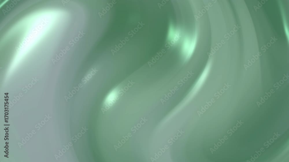 Aufkleber seafoam green gradient background with a smooth, swirling motion. this seamless loop features soft, 