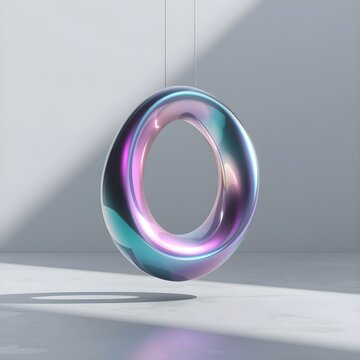 Abstract Premium Gradient Sculpture