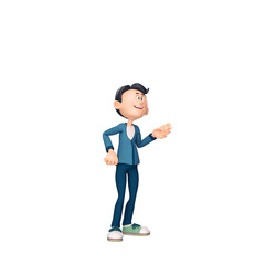 Obraz premium Toons character with some Pose's.