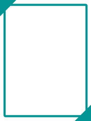 縦フレーム1,グリーン,緑の枠,デザイン,カード,インフォメーション,三角,メッセージ,伝言,告知,お知らせ,メモ,コメント,広告,シンプル,直線的,囲み